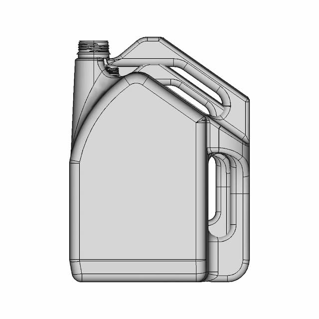 Bottle Oil 4Lt 1 | CAD Model for Chemical Industry