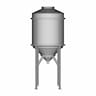 1000L Storage Tank 1 | CAD Model for Chemical Industry_0_0_degree_snapshot
