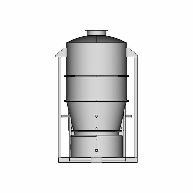 Fluid Bed Dryer 1 | CAD Model for Chemical Industry