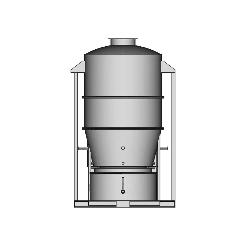 Fluid Bed Dryer 1 | CAD Model for Chemical Industry
