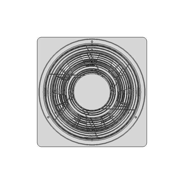 Electric Explosion Proof Blower Ventilator 4450 Cfm 16 | CAD Model for Chemical Industry