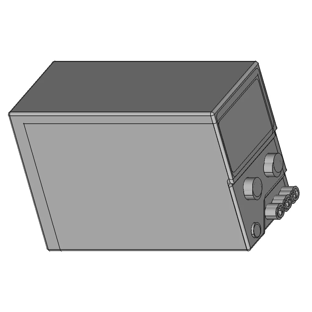 Dc Power Supply Hikari Hf 3203 1 | CAD Model for Energy Systems_60_30_degree_snapshot