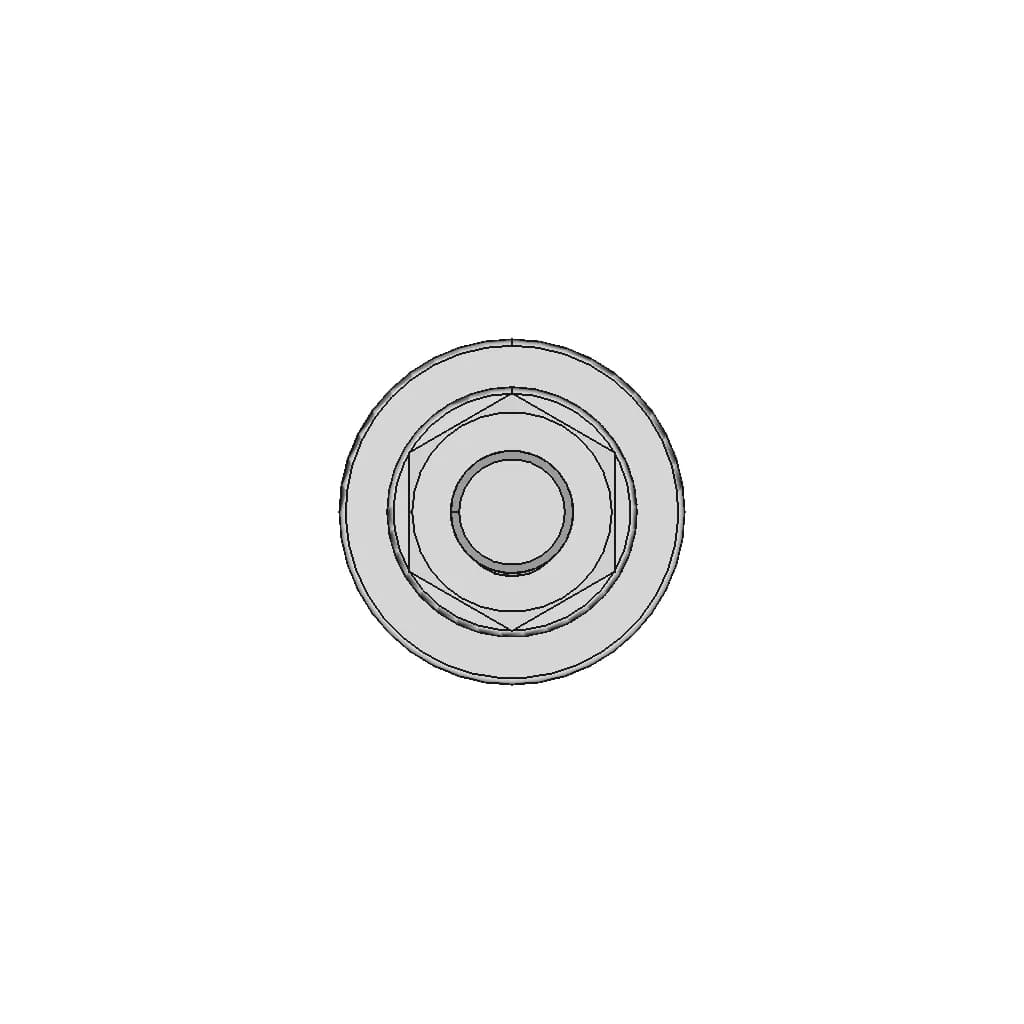 M6 100A Binding Post Negative Terminal Black 1 | CAD Model for Energy Systems_90_0_degree_snapshot