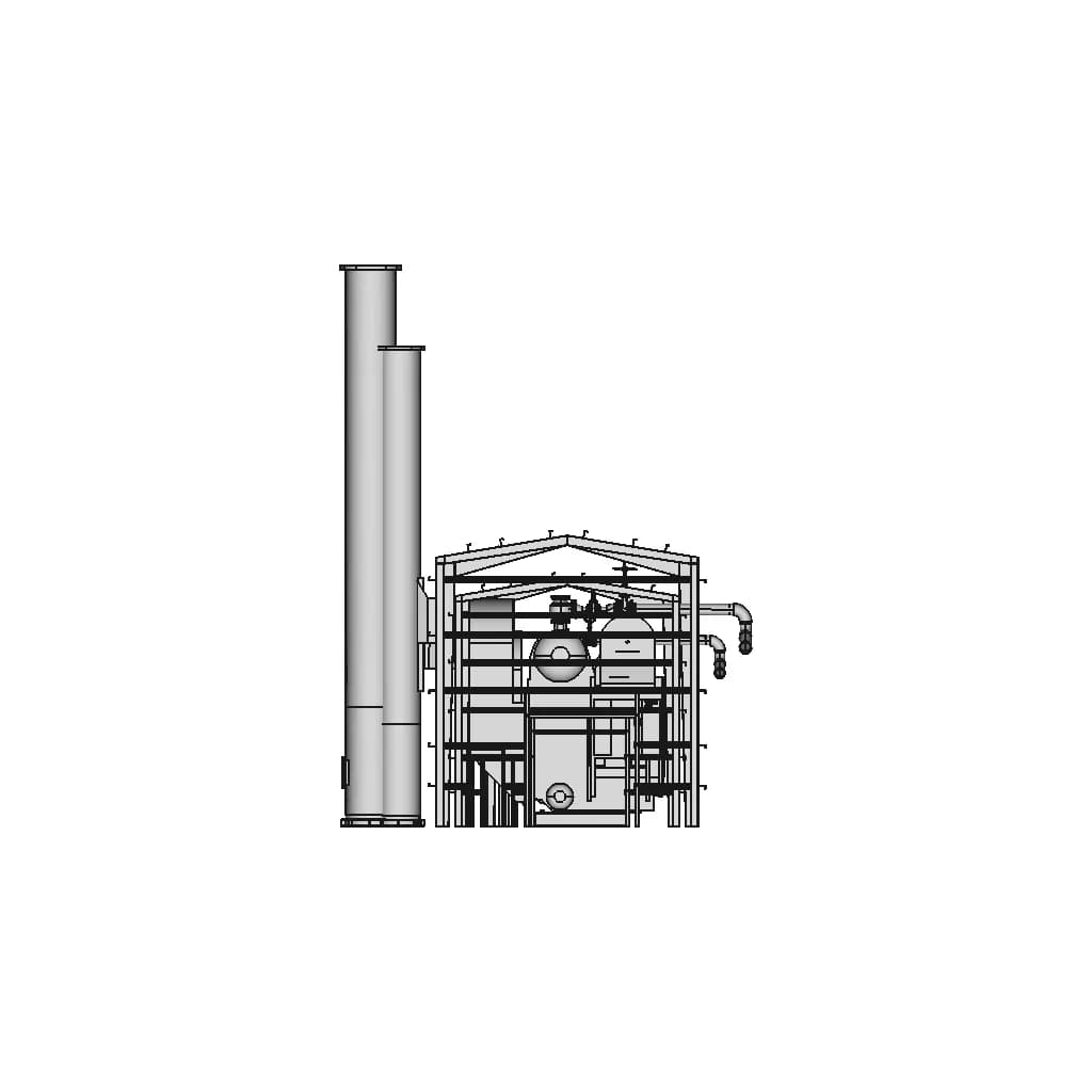 Natural Gas Boiler Tinkerbell 1 | CAD Model for Energy Systems_0_90_degree_snapshot