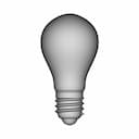 Incandescent Light Bulb For E27 Socket 1 | CAD Model for Energy Systems_90_0_degree_snapshot