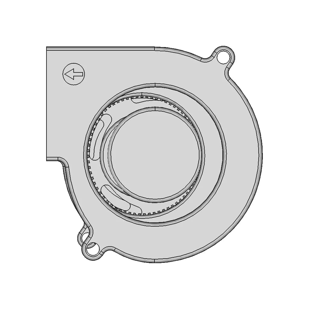 Blower 75X15 1 | CAD Model for Energy Systems_270_0_degree_snapshot