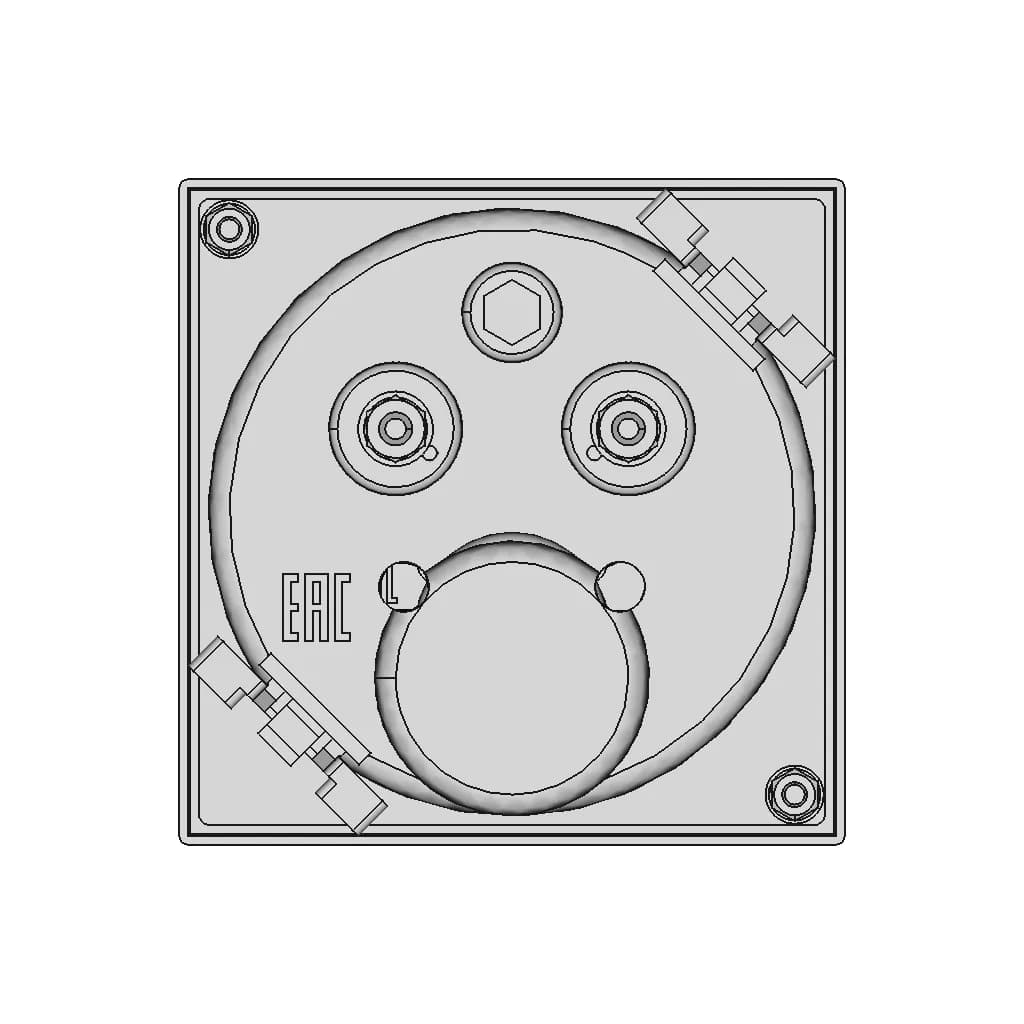 Voltage Meter 42300 1 | CAD Model for Energy Systems_0_0_degree_snapshot