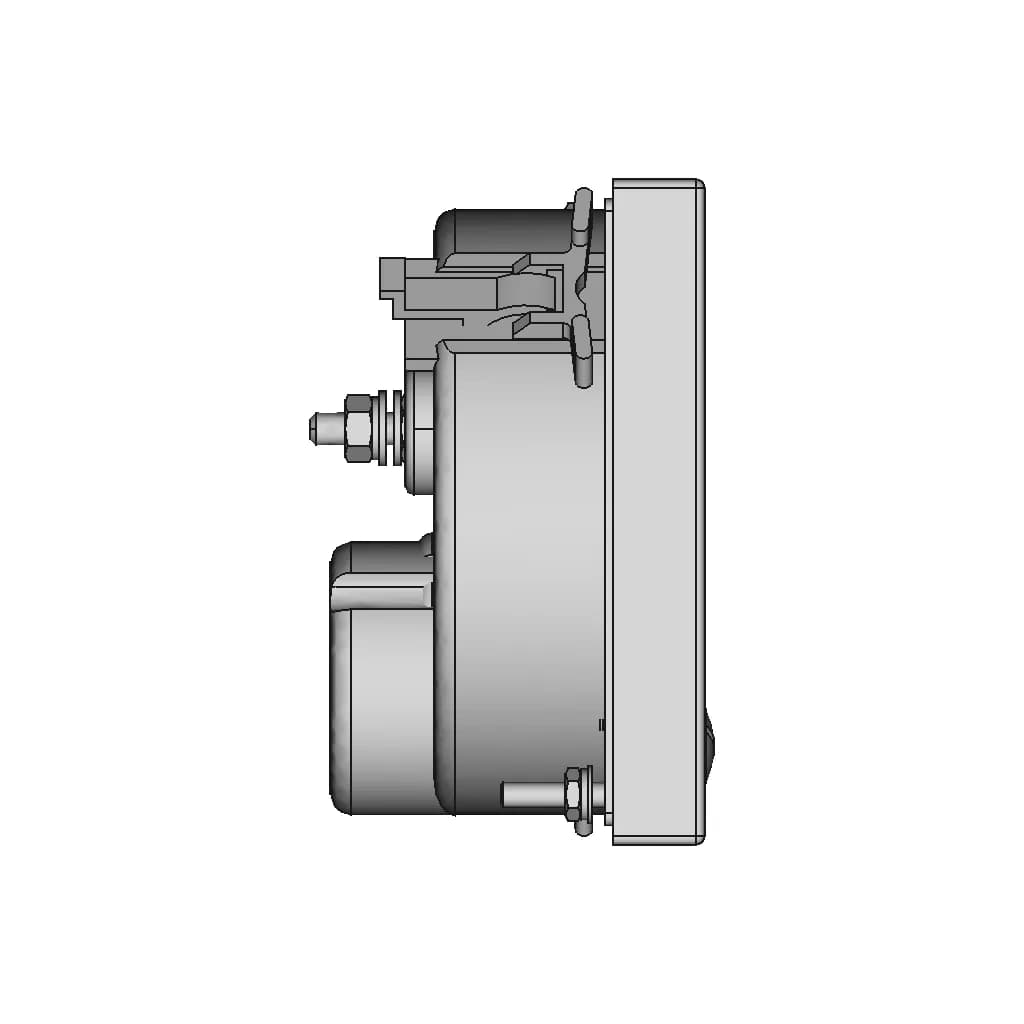 Voltage Meter 42300 1 | CAD Model for Energy Systems_0_90_degree_snapshot