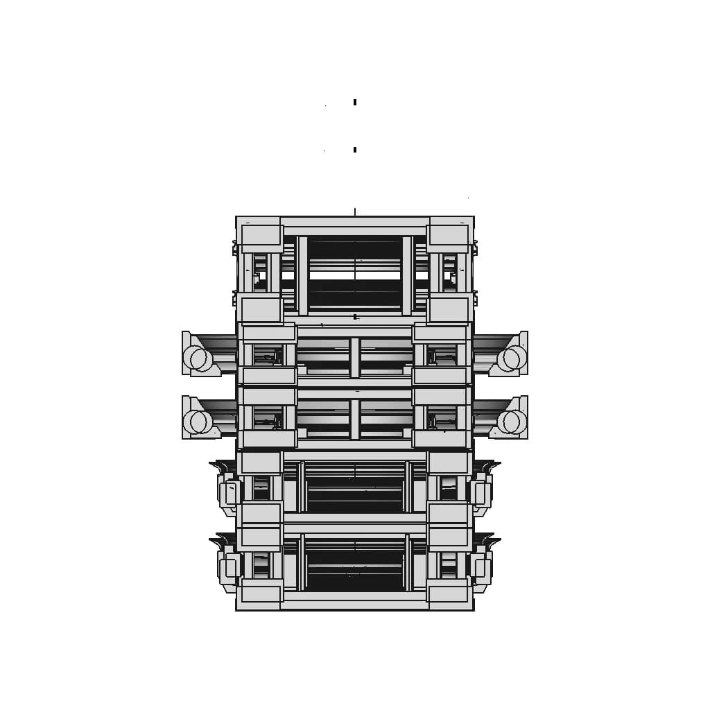 Storage Rack Rosatom 1 | CAD Model for Energy Systems_90_0_degree_snapshot