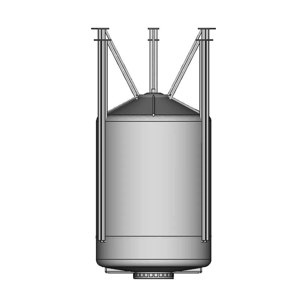2000L Tank 1 | CAD Model for Chemical Industry_270_0_degree_snapshot