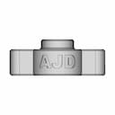 Wing Nut Tuerca Mariposa 39X11Mm 3 16 1 | CAD Model for Energy Systems_0_270_degree_snapshot
