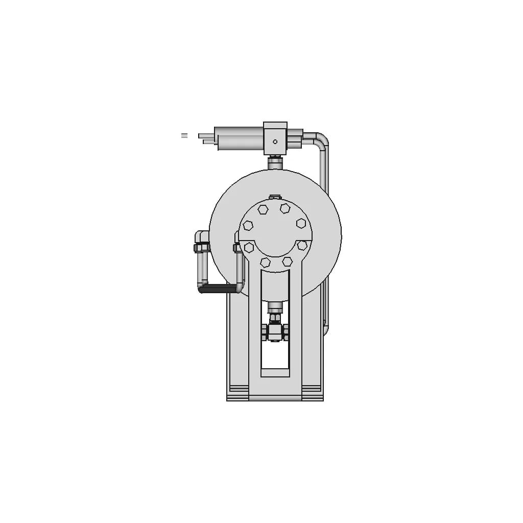 Checkpoint Pump Pneumatic Seris 8400 1 | CAD Model for Chemical Industry_0_270_degree_snapshot