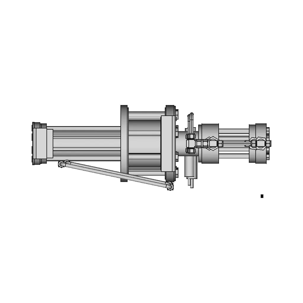 Checkpoint Pump Pneumatic Seris 8400 1 | CAD Model for Chemical Industry_90_0_degree_snapshot