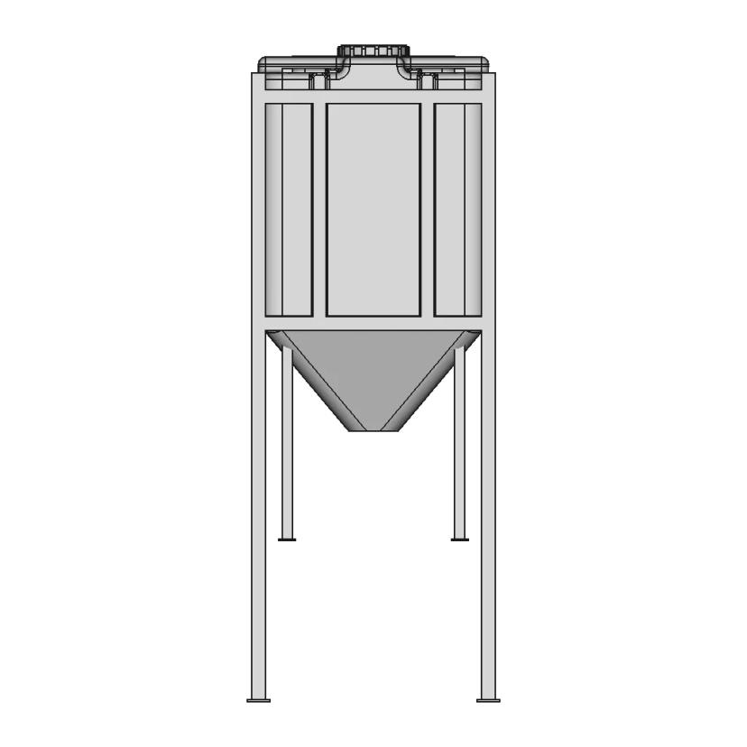1200L Tank 1 | CAD Model for Chemical Industry