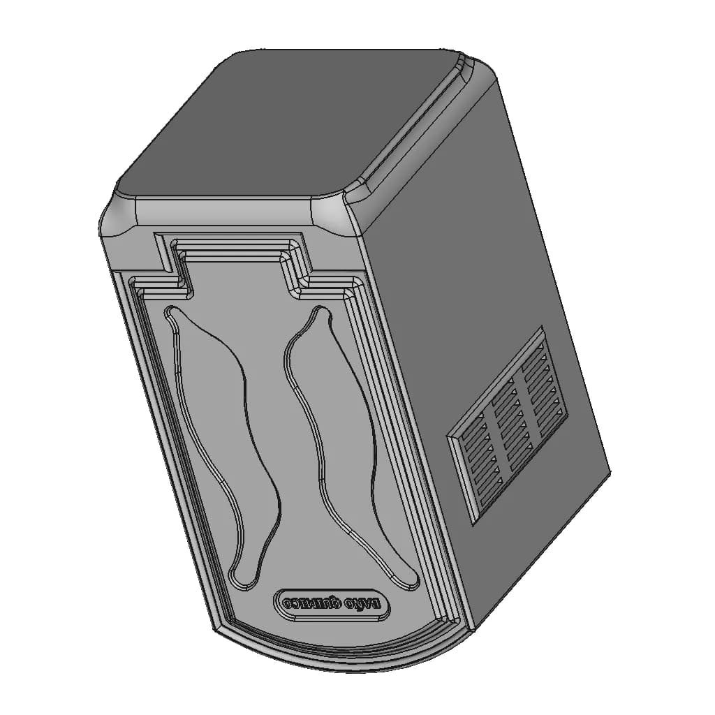 Chemical Toilet Bano Quimico 1 | CAD Model for Chemical Industry_60_30_degree_snapshot