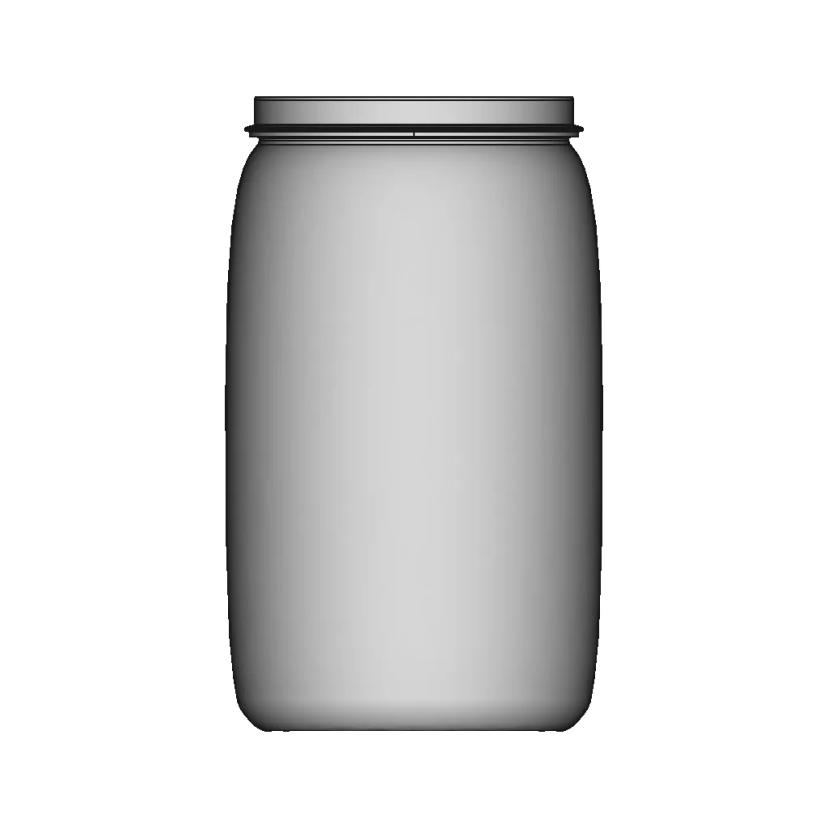 Blue Barrel 220 Liters 1 | CAD Model for Chemical Industry