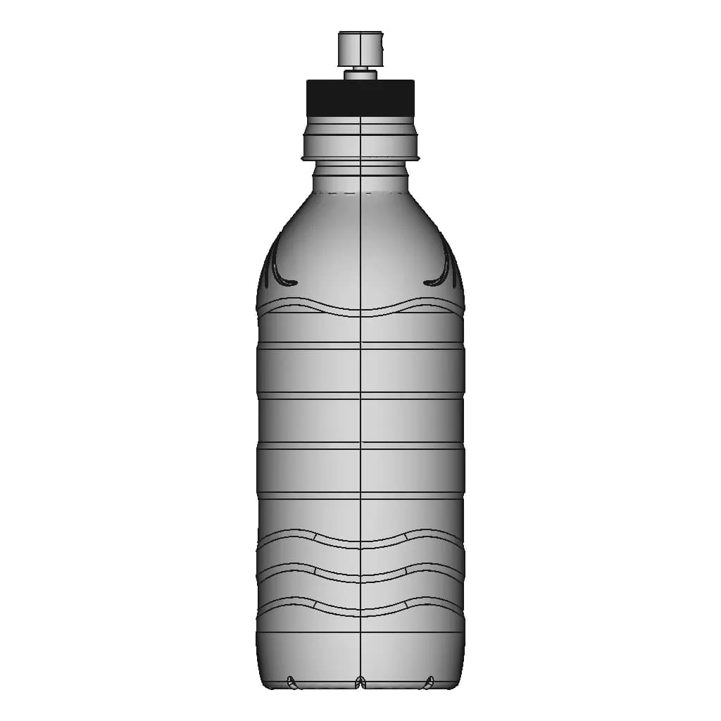 Spray Bottle 3 | CAD Model for Chemical Industry_0_0_degree_snapshot