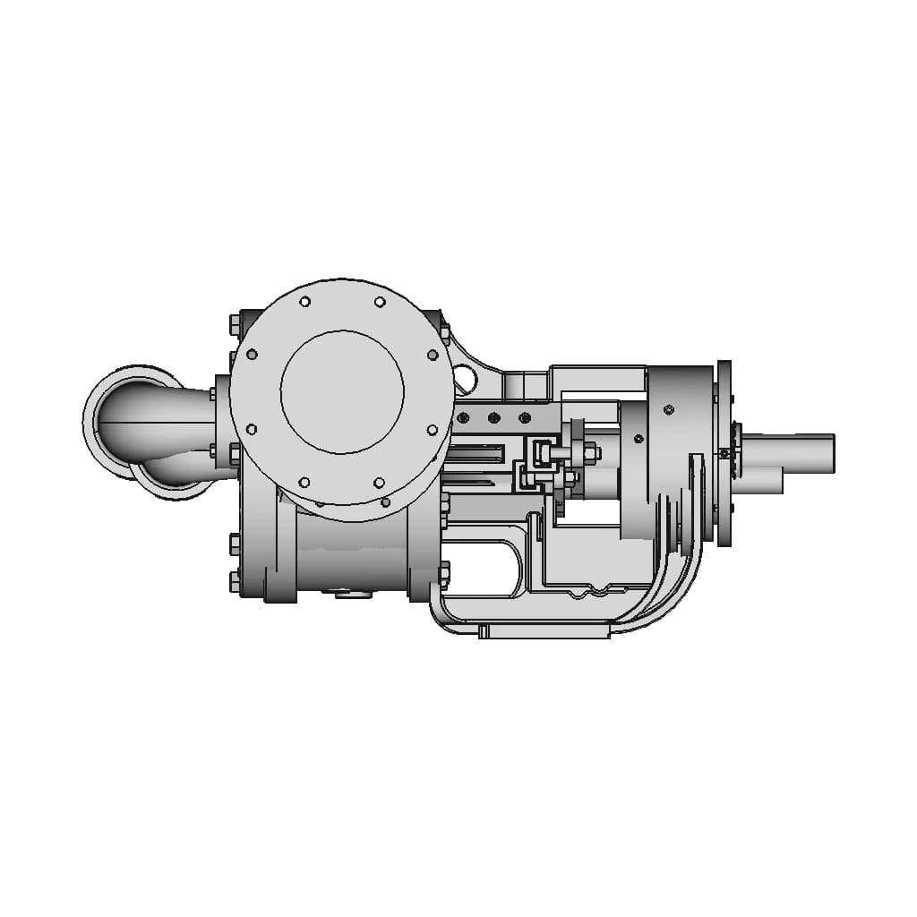 Internal Gear Pump 4 | CAD Model for Energy Systems_0_270_degree_snapshot