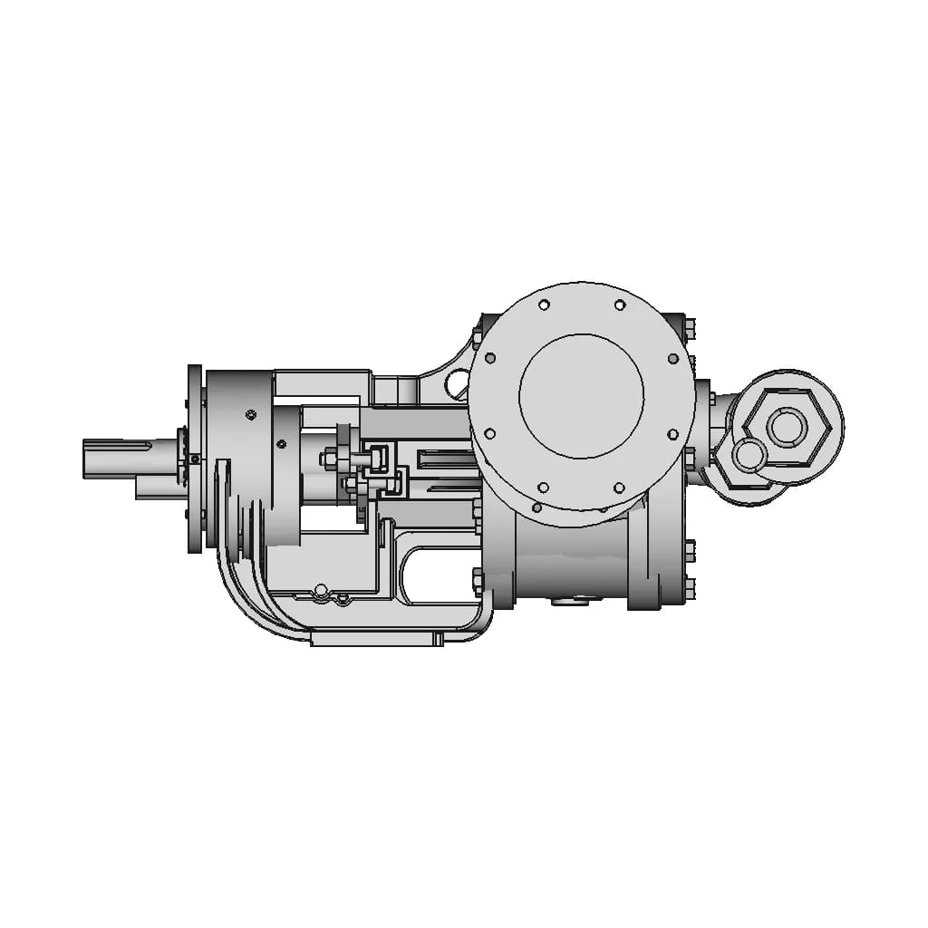 Internal Gear Pump 4 | CAD Model for Energy Systems_0_90_degree_snapshot