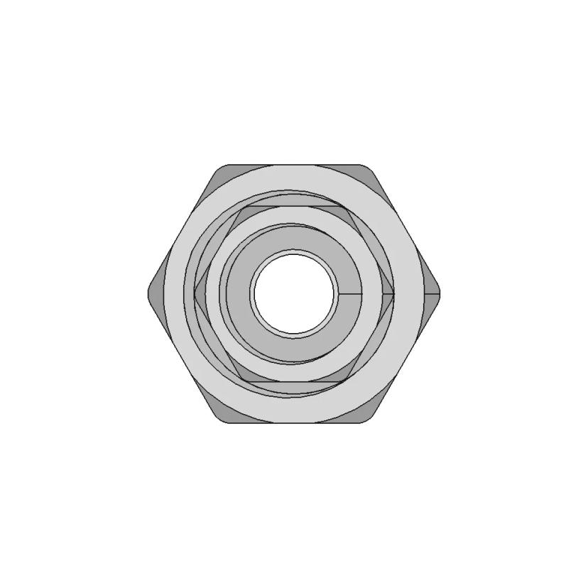 Barb 10Mm To 3 8 Nsp F Adapter | CAD Model for Energy Systems