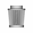 Air Filter 100 | Industrial CAD Design_0_0_degree_snapshot