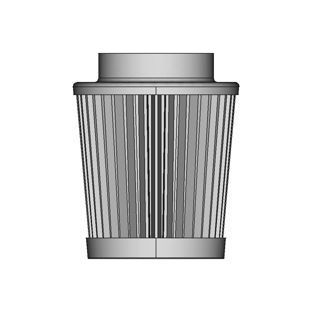 Air Filter 100 | Industrial CAD Design_0_90_degree_snapshot