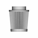 Air Filter 100 | Industrial CAD Design_0_90_degree_snapshot