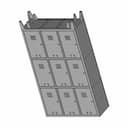 Sheet Metal Locker Metal Soyunma Dolabi 1 | Industrial CAD Design_60_30_degree_snapshot