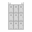 Sheet Metal Locker Metal Soyunma Dolabi 1 | Industrial CAD Design_90_0_degree_snapshot