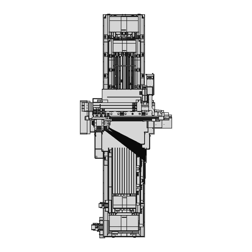 Gantry Cnc Milling Machine 2 | Industrial CAD Design_270_0_degree_snapshot