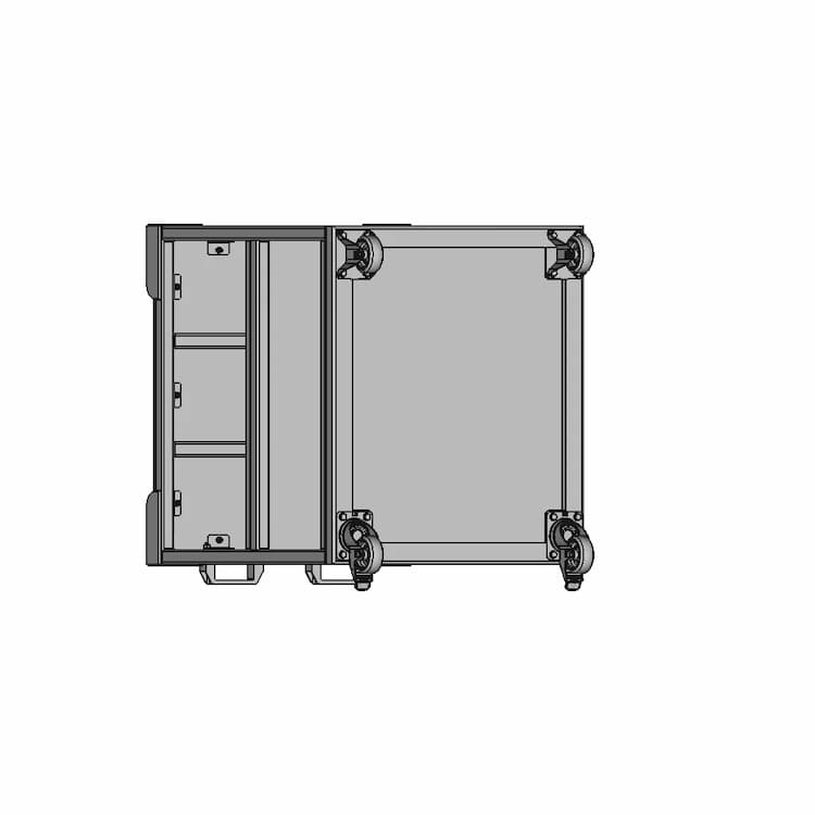 Mobile Table Under Band Saw 1 | Industrial CAD Design