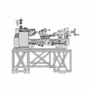 Lathe Machine Stand 1 | Industrial CAD Design_0_0_degree_snapshot