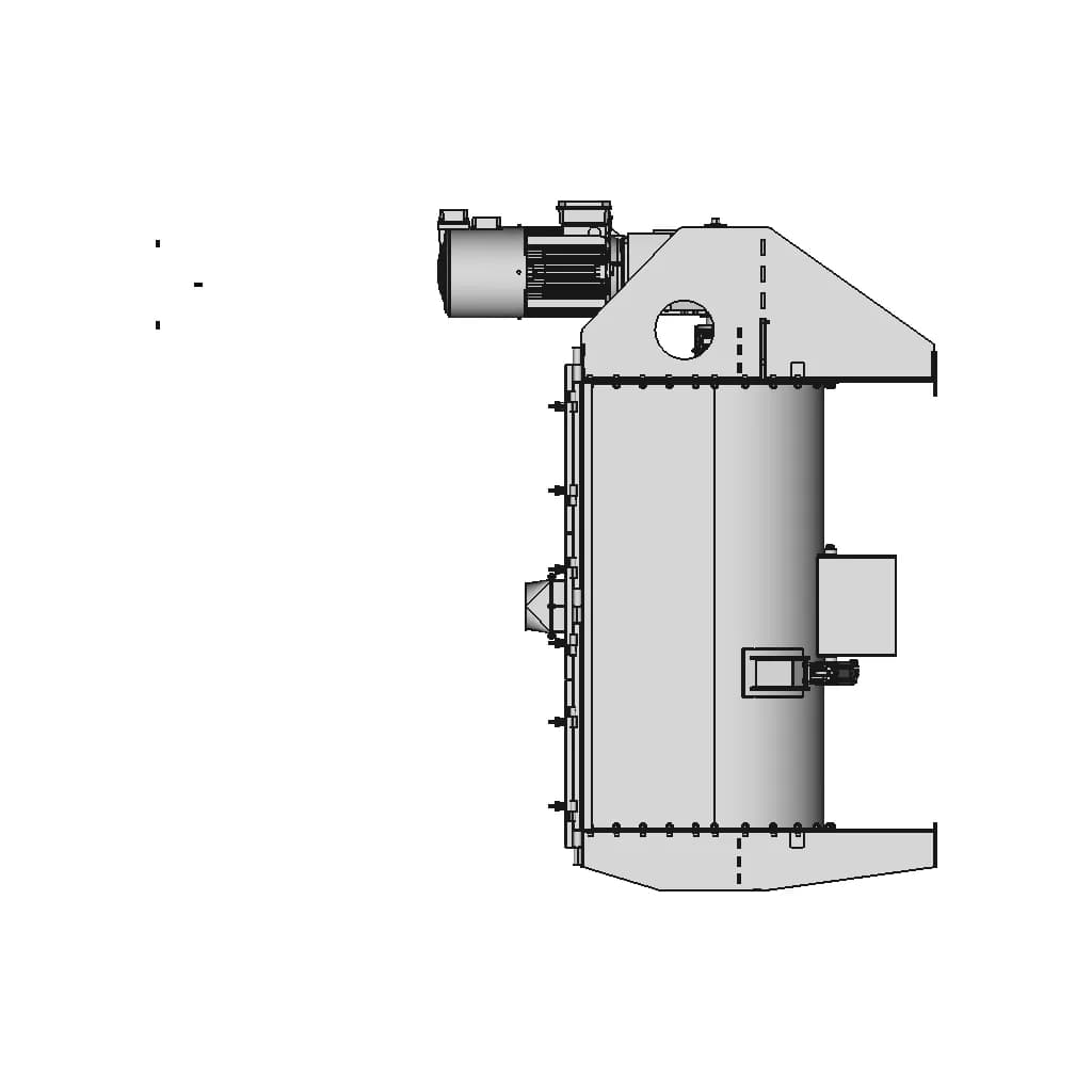 Ribbon Blender Mixer 2 | Industrial CAD Design_0_90_degree_snapshot