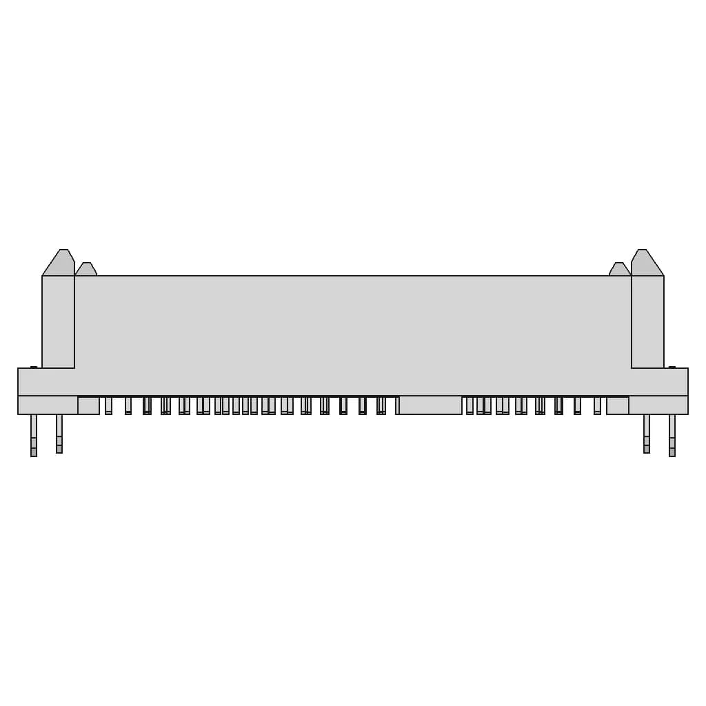 Lian Xin Sata 7 15P Connector 1 | Industrial CAD Design_90_0_degree_snapshot