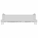 Lian Xin Sata 7 15P Connector 1 | Industrial CAD Design_90_0_degree_snapshot