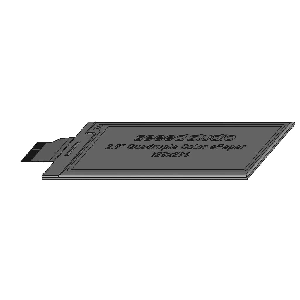 2 9 Quadruple Color Epaper Display 128X296Px 1 | Industrial CAD Design_60_30_degree_snapshot