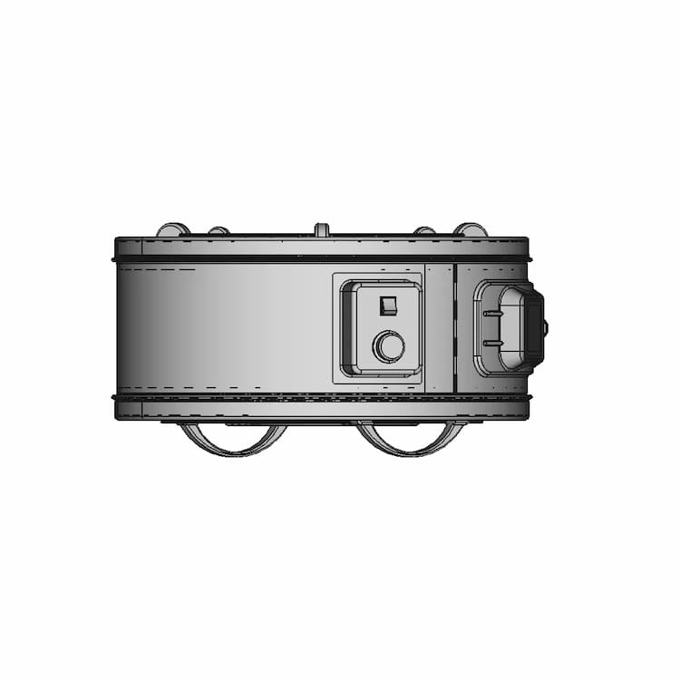 Elektrikli Davul Firin Electric Round Oven 1 | Industrial CAD Design