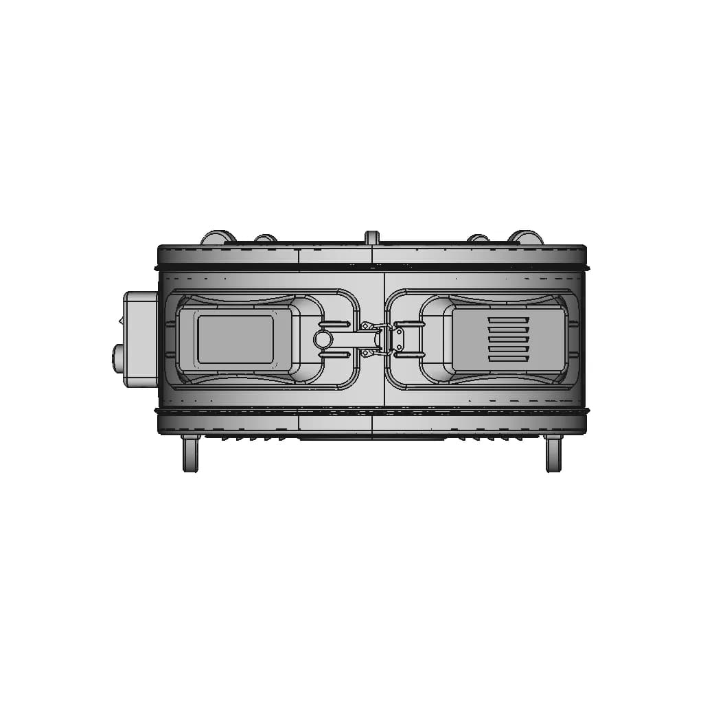 Elektrikli Davul Firin Electric Round Oven 1 | Industrial CAD Design_0_270_degree_snapshot