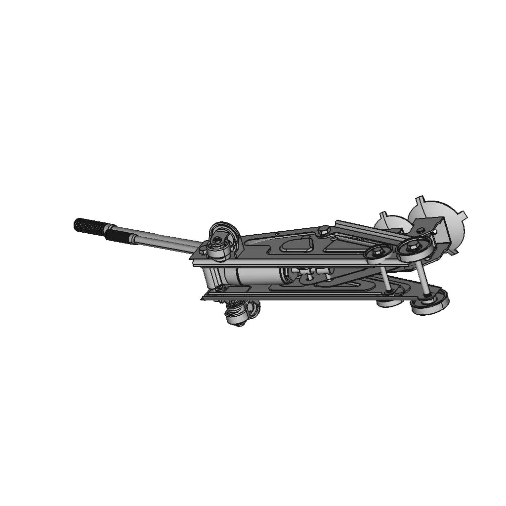 Esr Hydraulic Trolley Jack 2 Ton Capacity 1 | Industrial CAD Design_60_30_degree_snapshot