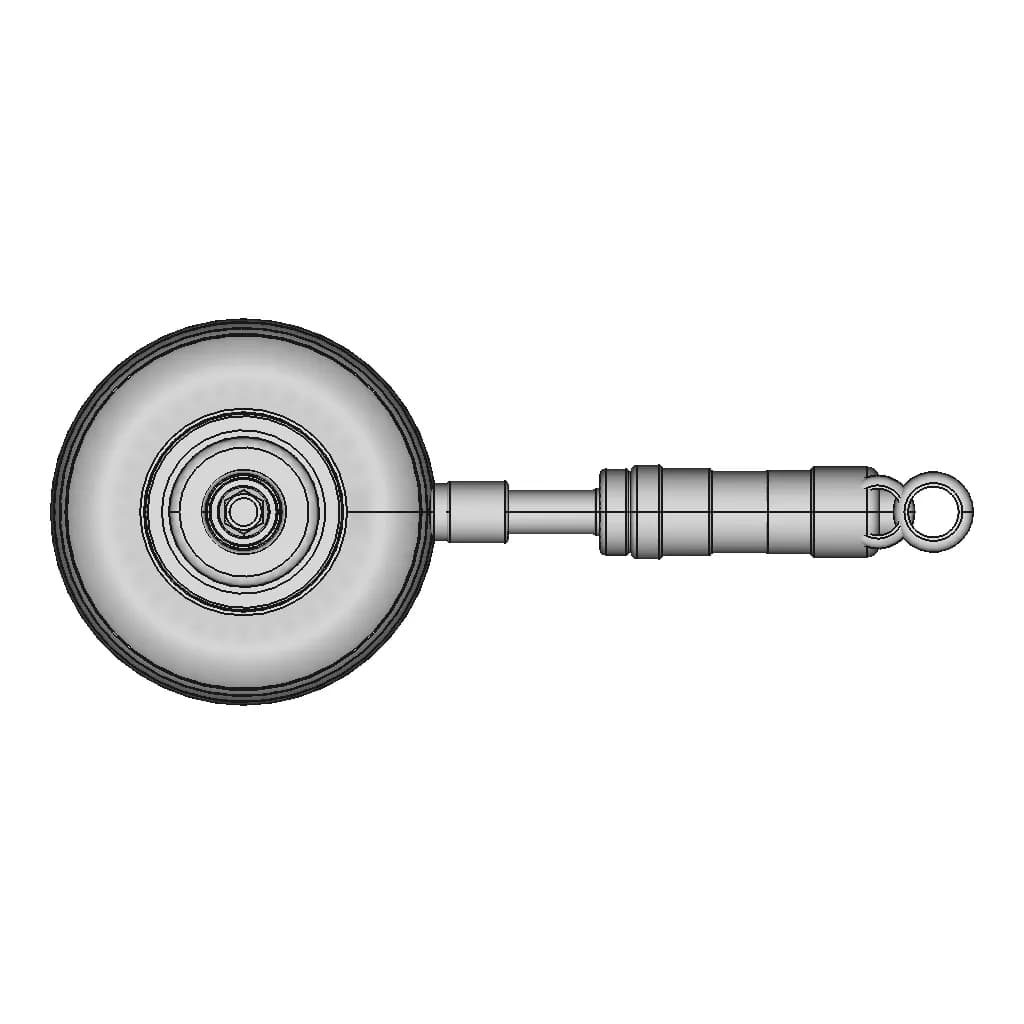 Landing Gear Strut 1 | Industrial CAD Design_0_270_degree_snapshot