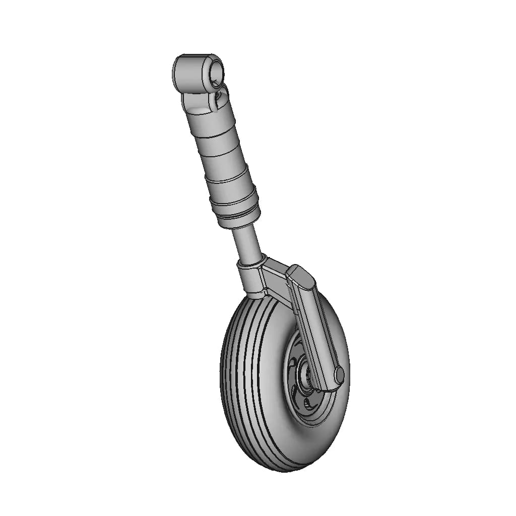 Landing Gear Strut 1 | Industrial CAD Design_60_30_degree_snapshot