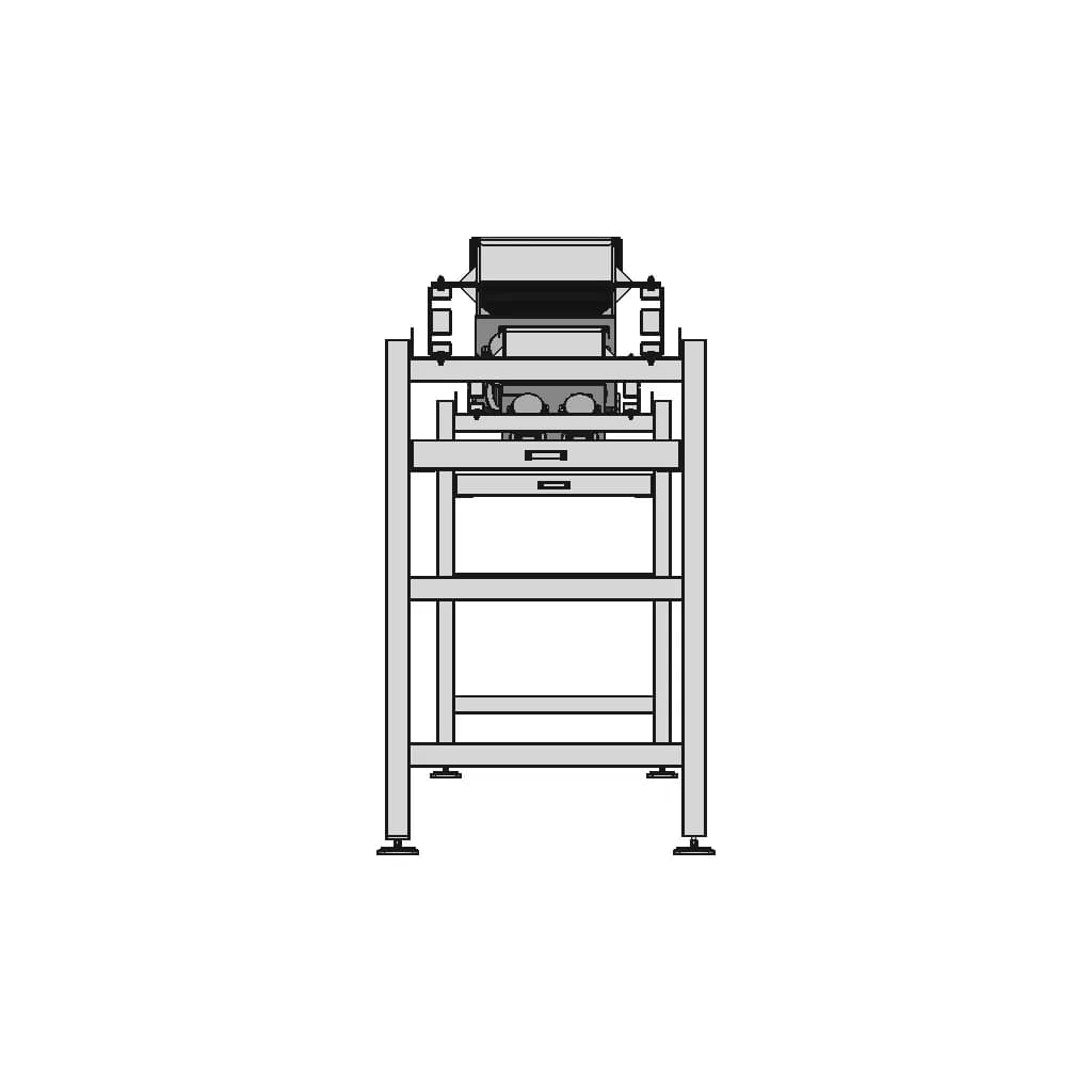 Vibrating Feeder For Dry Fruit And Vegetables 1 | Industrial CAD Design_0_270_degree_snapshot