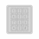 Keypad 4X3 1 | Industrial CAD Design_0_0_degree_snapshot