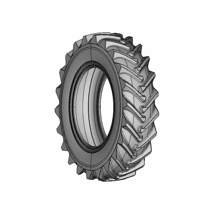 Tractor Tire 14 | Industrial CAD Design