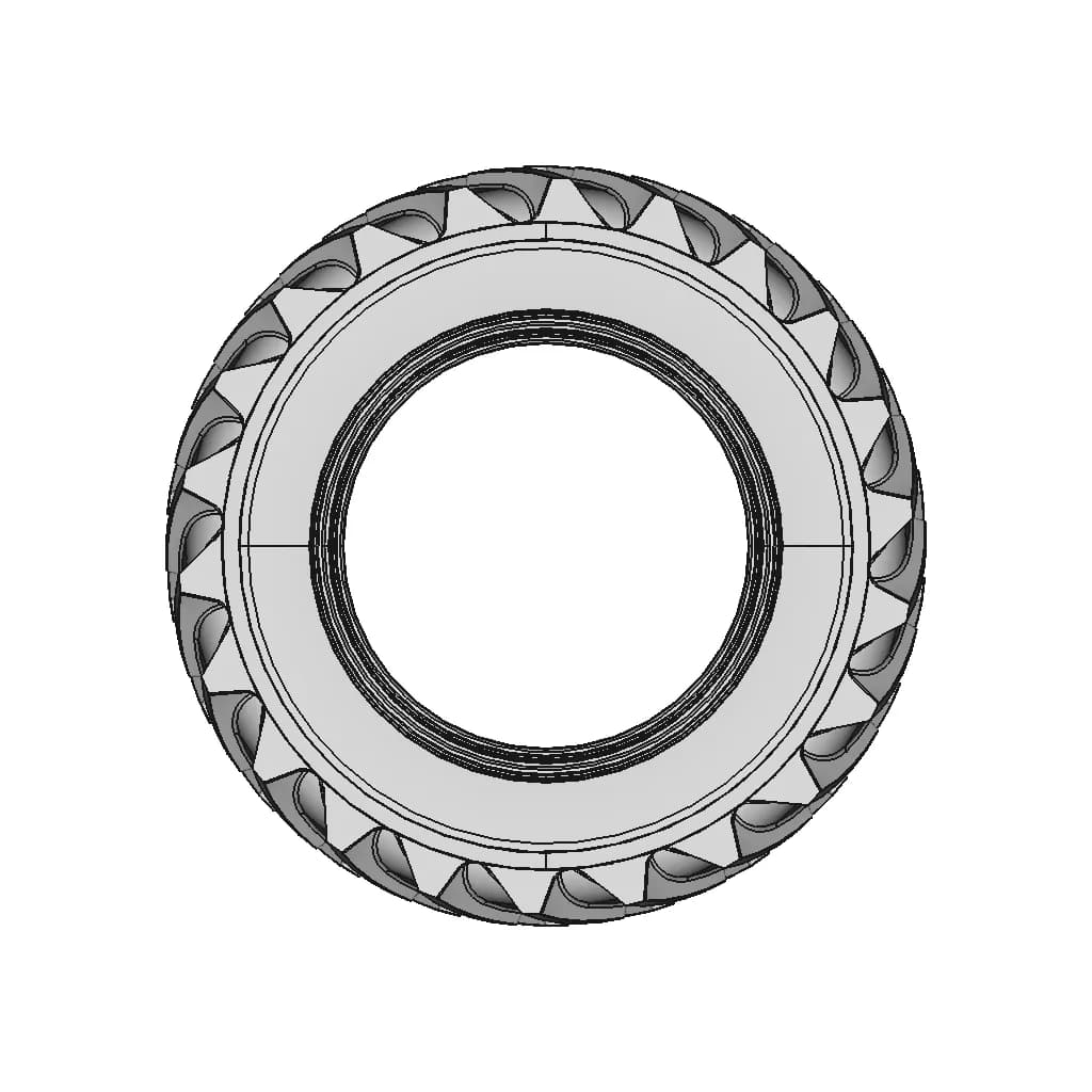 Tractor Tire 14 | Industrial CAD Design_0_270_degree_snapshot