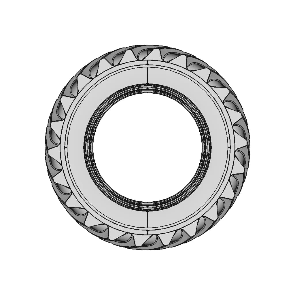 Tractor Tire 14 | Industrial CAD Design_0_90_degree_snapshot