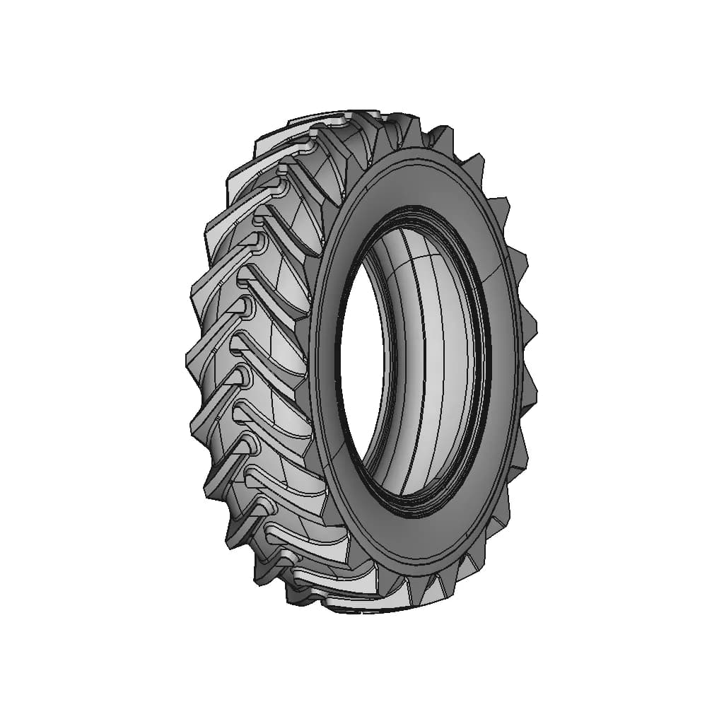 Tractor Tire 14 | Industrial CAD Design_60_30_degree_snapshot