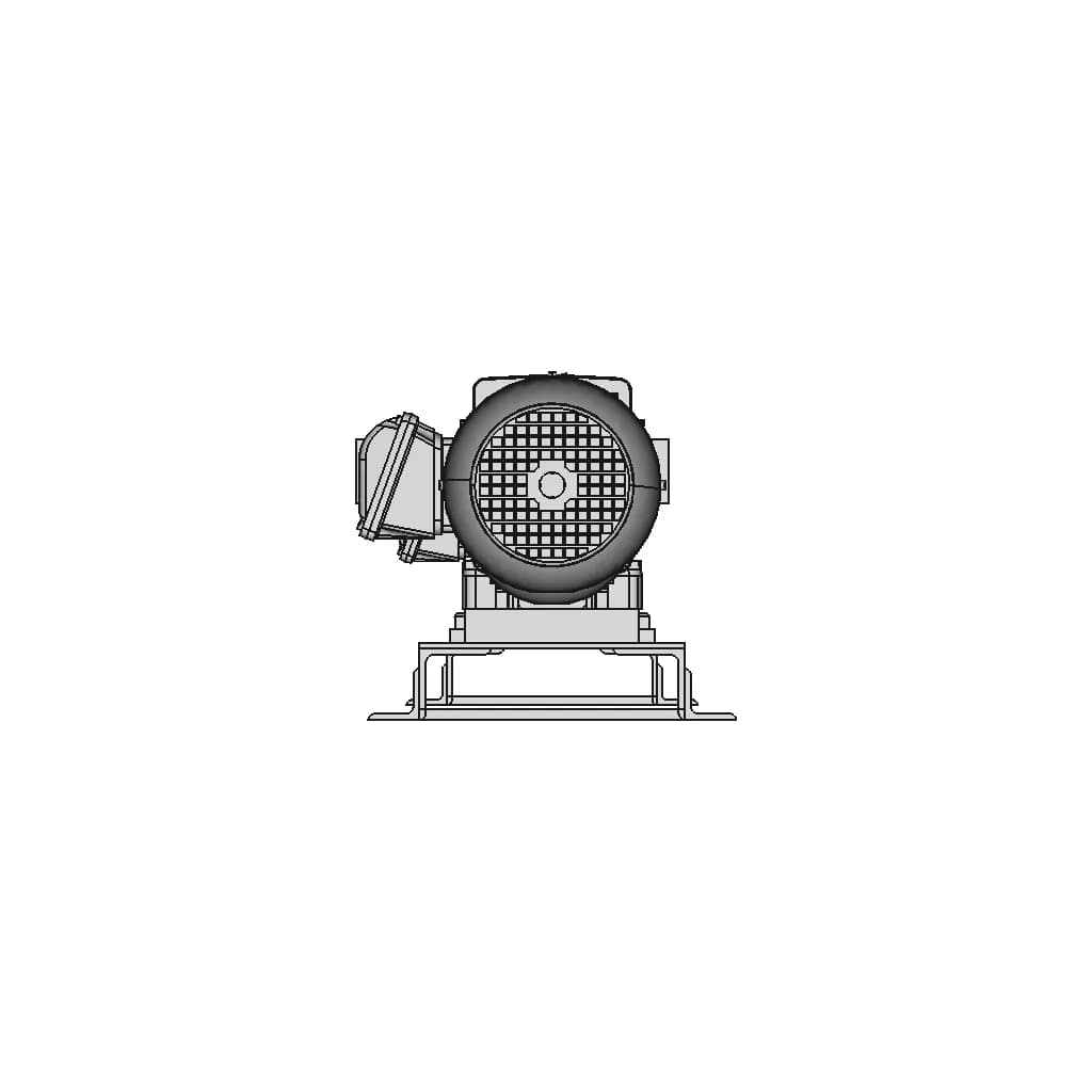 G125 3Hp Motor Pump For Foam Firefighting Applications | Industrial CAD Design_0_270_degree_snapshot
