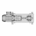 G125 3Hp Motor Pump For Foam Firefighting Applications | Industrial CAD Design_270_0_degree_snapshot