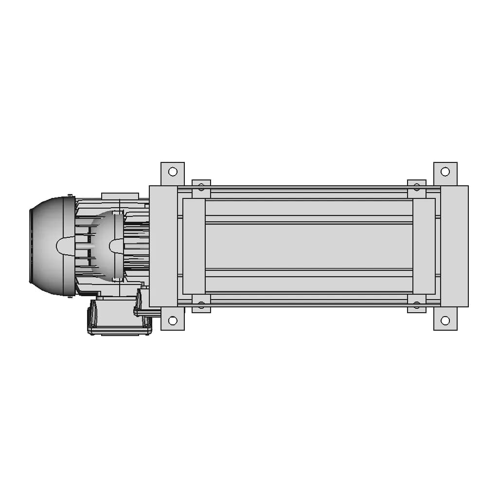 G125 3Hp Motor Pump For Foam Firefighting Applications | Industrial CAD Design_90_0_degree_snapshot